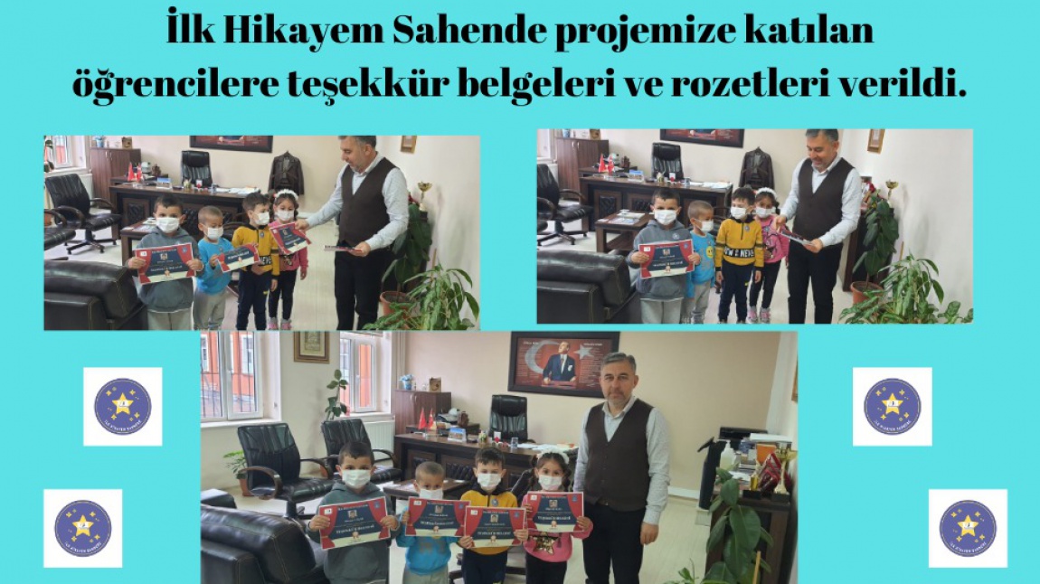 İlk Hikayem Sahnede Çocukları Belgelerini Aldı